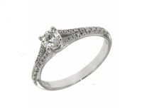 Ringe Mirco Visconti Dame Solitario in Weißgold Diamante 0.41 Ct LF238/10 - LF238/10